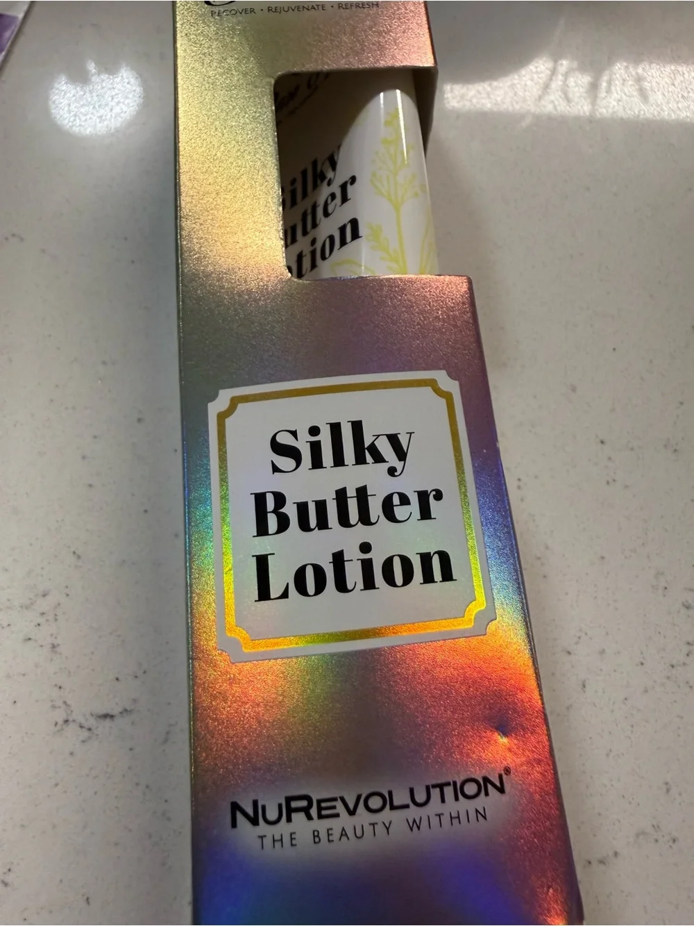 Revolution Silky Butter Lotion - Holographic Packaging with White Tube